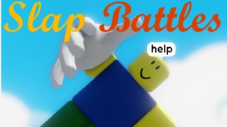 Playing Slap Battles In Roblox