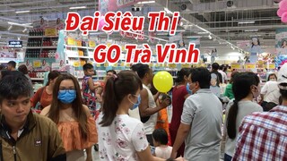 Khai Trương ĐẠI SIÊU THỊ GO- Trung Tâm Thương Mại Trà Vinh- Đông quá!!! Chen chân không lọt