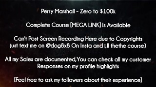 Perry Marshall  course - Zero to $100k download