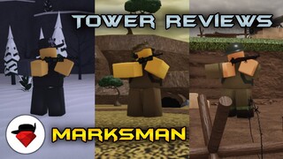 Marksman (UPDATED) | Tower Reviews | Tower Battles [ROBLOX]