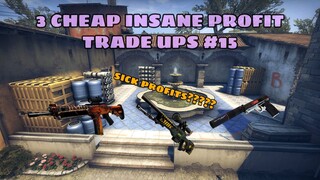 3 CHEAP INSANE PROFIT TRADE UPS #15 | CSGO Trade-ups 2020