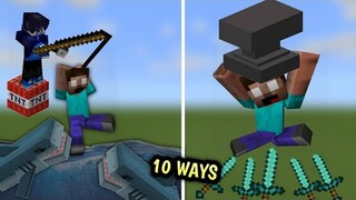 10 Ways to torture Herobrine in minecraft