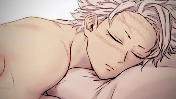 pov: you wake up but sanemi still sleep besides u