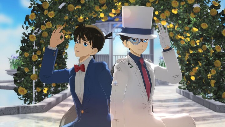 [MMD コナン] Jue え え な く màu xanh lam (Kaito & Shinichi)