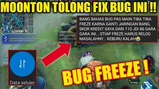 TOLONG MOONTON FIX BUG INI ! BUG FREEZE KETIKA DISCONNECT JARINGAN !!