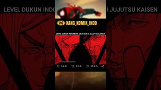 LEVEL DUKUN INDONESIA JIKA ADA DI JUJUTSU KAISEN