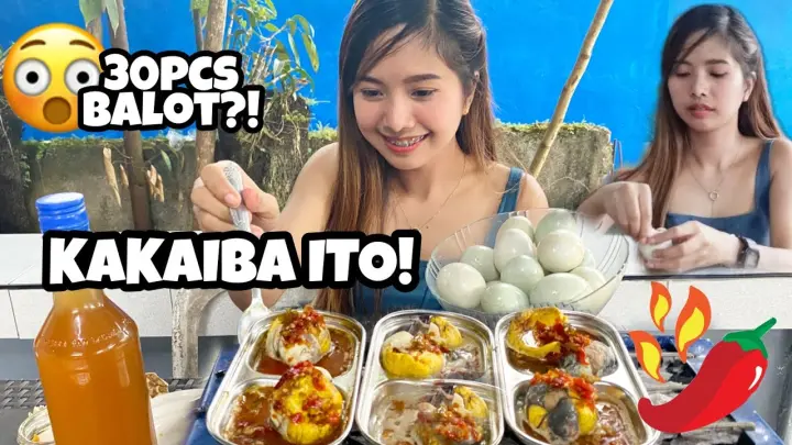 SUPER SPICY GRILLED BALUT MUKBANG | GRABE ANGHANG!