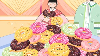 -Siaran makanan Zhen Huan｜Donat manis yang imersif dari An Lingrong~