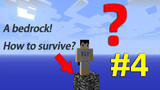 MINECRAFT- How can I survive with only one bedrock? ④