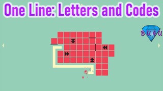 First look at ONE LINE: LETTERS AND CODES | Gameplay / Let's Play