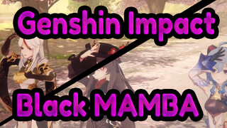 [Genshin Impact/MMD] Hu Tao&Ganyu&Ningguang - Black MAMBA (aespa)