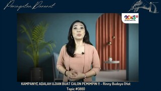 Kampanye adalah Ujian Bagi Pemimpin Daerah