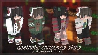 ⚘🍪Cute & Aesthetic Minecraft Christmas Skins w/ download links