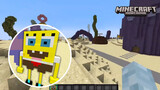[SpongeBob] จับแมงกะพรุนด้วยสปันจ์บ๊อบใน Minecraft!