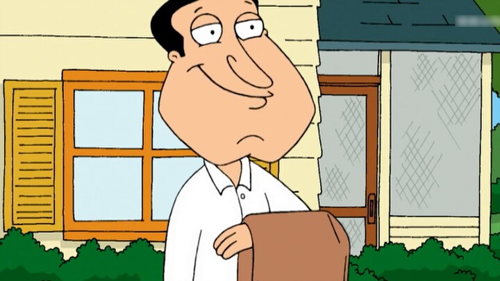 Family Guy: Pete and Louis separated, it turns out that Dumpling's head is flat like this