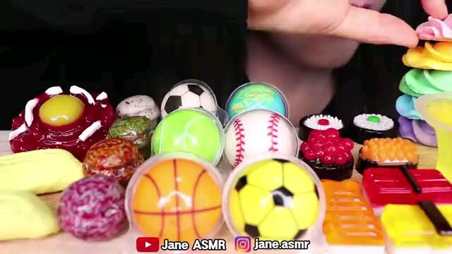 random COLORFUL sweets ASMR | MUKBANG