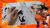 I spend 200 hours to hand-painted all characters in "Dragon Ball"