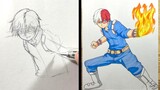 How to Draw Todoroki Shoto - Drawing Tutorial
