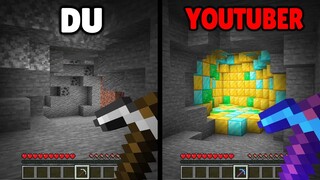 Minecraft DU vs. YOUTUBER 🤣