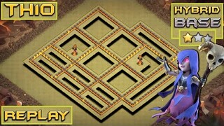 NEW TH10 WAR BASE + REPLAY PROOF | ANTI ZAP WITCHES + LINK | CLASH OF CLANS