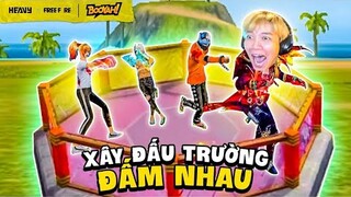 Xây dựng đấu trường Boxing trong chế độ thiết kế bản đồ | HEAVY Free Fire