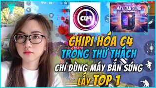 (Free Fire) - Chi Lợn Hóa C4 Trong Thử Thách Chỉ Đổi Đồ Trong Máy Bán Súng Lấy Top 1 Full Headshot