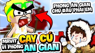 Siro Đại Chiến Tứ Trụ - MrVit Cay Cú Vì Bị Phong Cận Ăn Gian Trong Thử Thách Cây Cầu Tử Thần