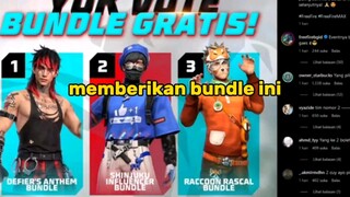 GARENA AKAN MEMBERI BUNDLE INI GRATIS