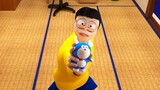 Nobita suka menyebutkan mesin waktu dan bergegas untuk berpartisipasi dalam olahraga multipemain