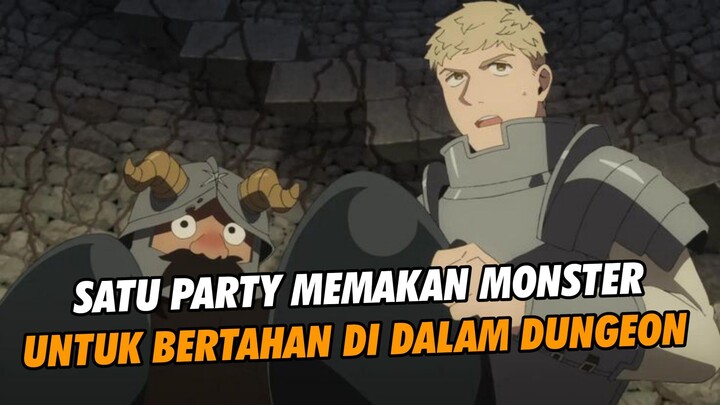 ANIME ISEKAI YANG BERTAHAN DI SEBUAH DUNGEON DENGAN MEMAKAN MONSTER 🔥🔥