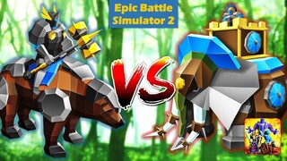 Epic Battle Simulator 2 | 120 BEAR RIDERS VS 120 WAR ELEPHANTS!