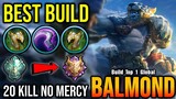 20 Kills No Mercy!! Balmond Best Build Auto Mythic - Build Top 1 Global Balmond ~ MLBB