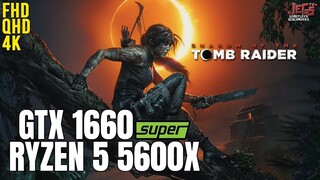 Shadow of the Tomb Raider | Ryzen 5 5600x + GTX 1660 Super | 1080p, 1440p, 2160p benchmarks!