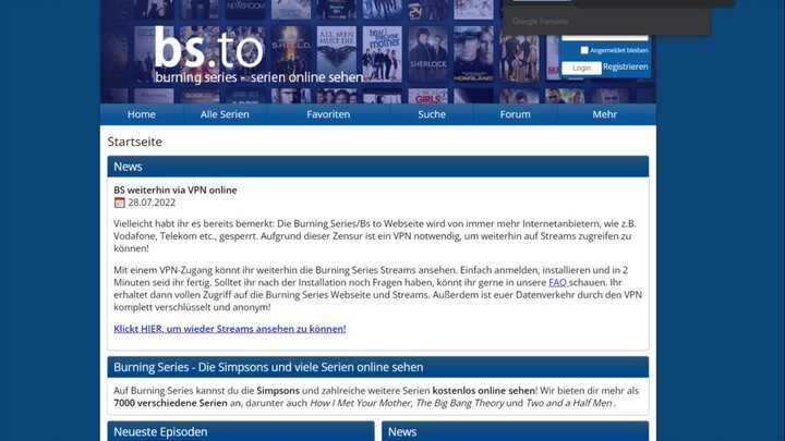Burning Series DNS