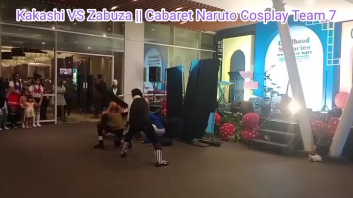 Kakashi VS Zabuza || Cabaret Naruto Cosplay Team 7