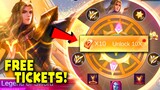 HOW TO GET FREE TICKETS IN THE LEGEND OF SWORD EVENT LANCELOT NEW SKIN IN MOBILE LEGENDS🟢MLBB