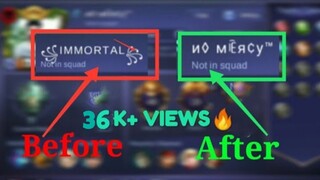 How to make cool name in MOBILE LEGENDS like Global Top players / 2019 /easy steps