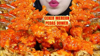 ASMR CEKER MERCON PEDAS DOWER PAKAI NASI | ASMR Indonesia