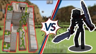 Mutan Iron Golem Vs Mutan Wither Skeleton Minecraft