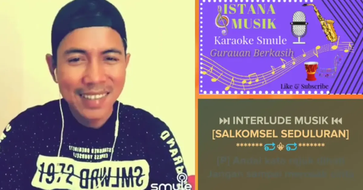 Gurauan Berkasih Karaoke Smule Duet Cowok Bstation