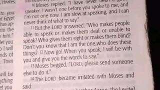 Daily Verse.                  Exodus 4:10-12