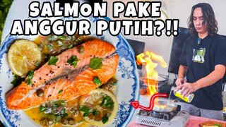 GAK KAPOK! MASAK IKAN SALMON PAKAI ANGGUR PUTIH! AUTO DIHUj4t LAGI