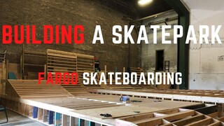 Building A Skatepark - Time-Lapse Construction of Fargo Skateboarding