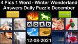 4 Pics 1 Word - Winter Wonderland - 08 December 2021 - Answer Daily Puzzle + Bonus Puzzle