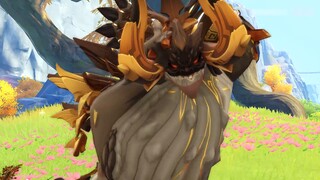 [Genshin Impact Dodge Shake] Dragon King Ruo Tuo: Morax, if you have the ability, come and hit me! 😀