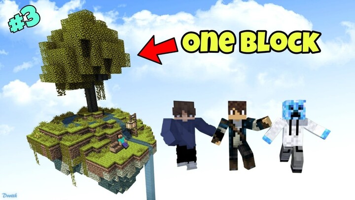 I Make house in ONE BLOCK #minecraft  #oneblock #minecraftvideos