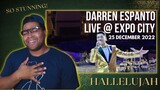 SINGER REACTS to DARREN ESPANTO singing The Most BEAUTIFUL Ver. of CHRISTMAS HALLELUJAH | REACTION