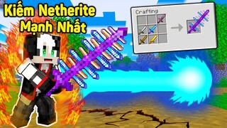 REDHOOD THỬ THÁCH 24 GIỜ CHẾ TẠO SIÊU KIẾM CỦA PRO TRONG MINECRAFT*REDHOOD TROLL MỀU BẰNG THẦN KIẾM