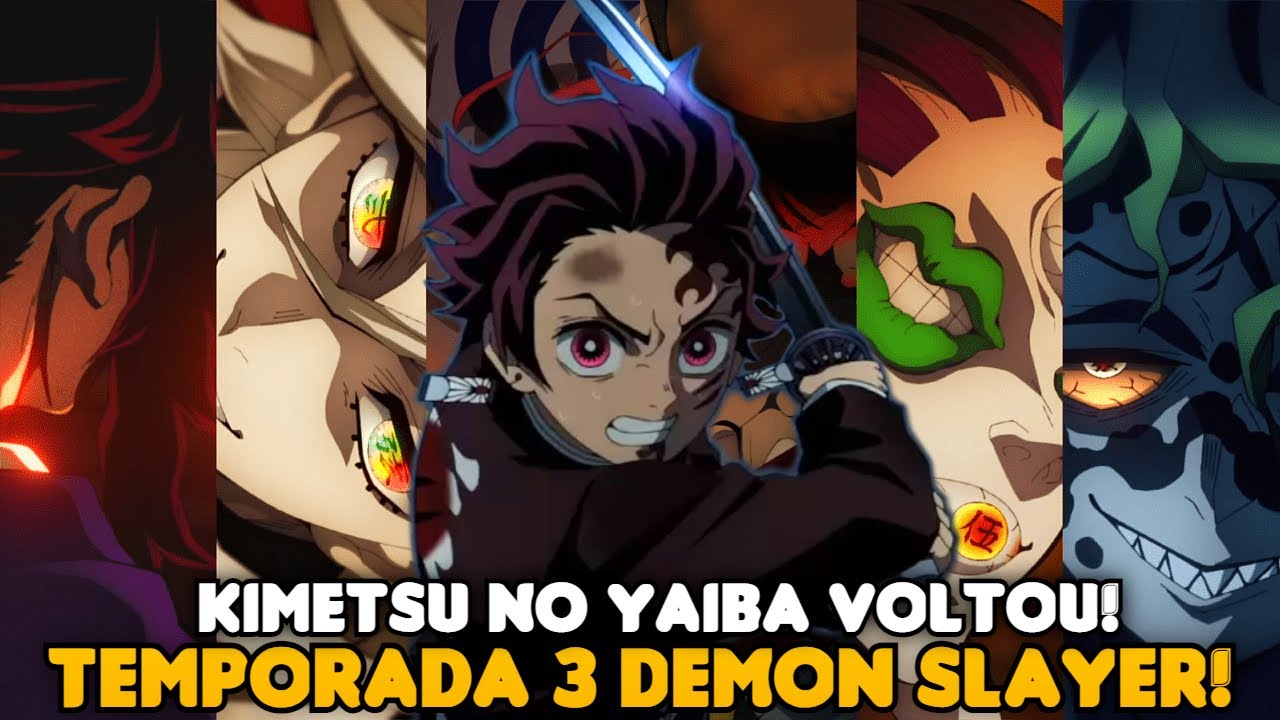 LANÇOU!! ONDE ASSISTIR a 3 TEMPORADA de DEMON SLAYER??? - BiliBili