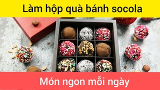 Làm hộp quà bánh socola